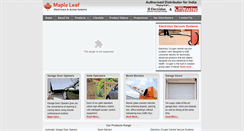 Desktop Screenshot of mapleleafelectrovacs.com